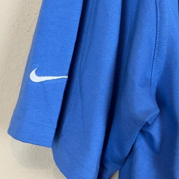 NWT Nike Golf Dry Fit Blue Short Sleeve Polo Shirt; Size XL; Flaw - Picture 5 of 9